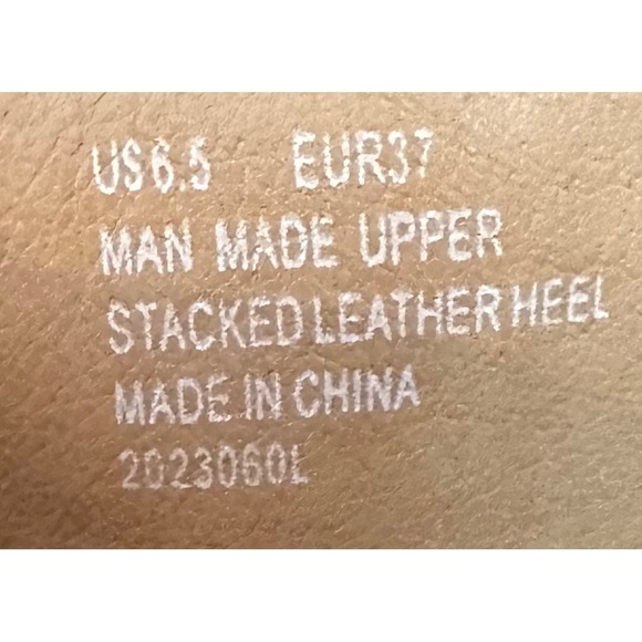 Pierre Dumas White Embroidered Cowboy Boots Women Size 6.5 Stacked Heel - Picture 5 of 7